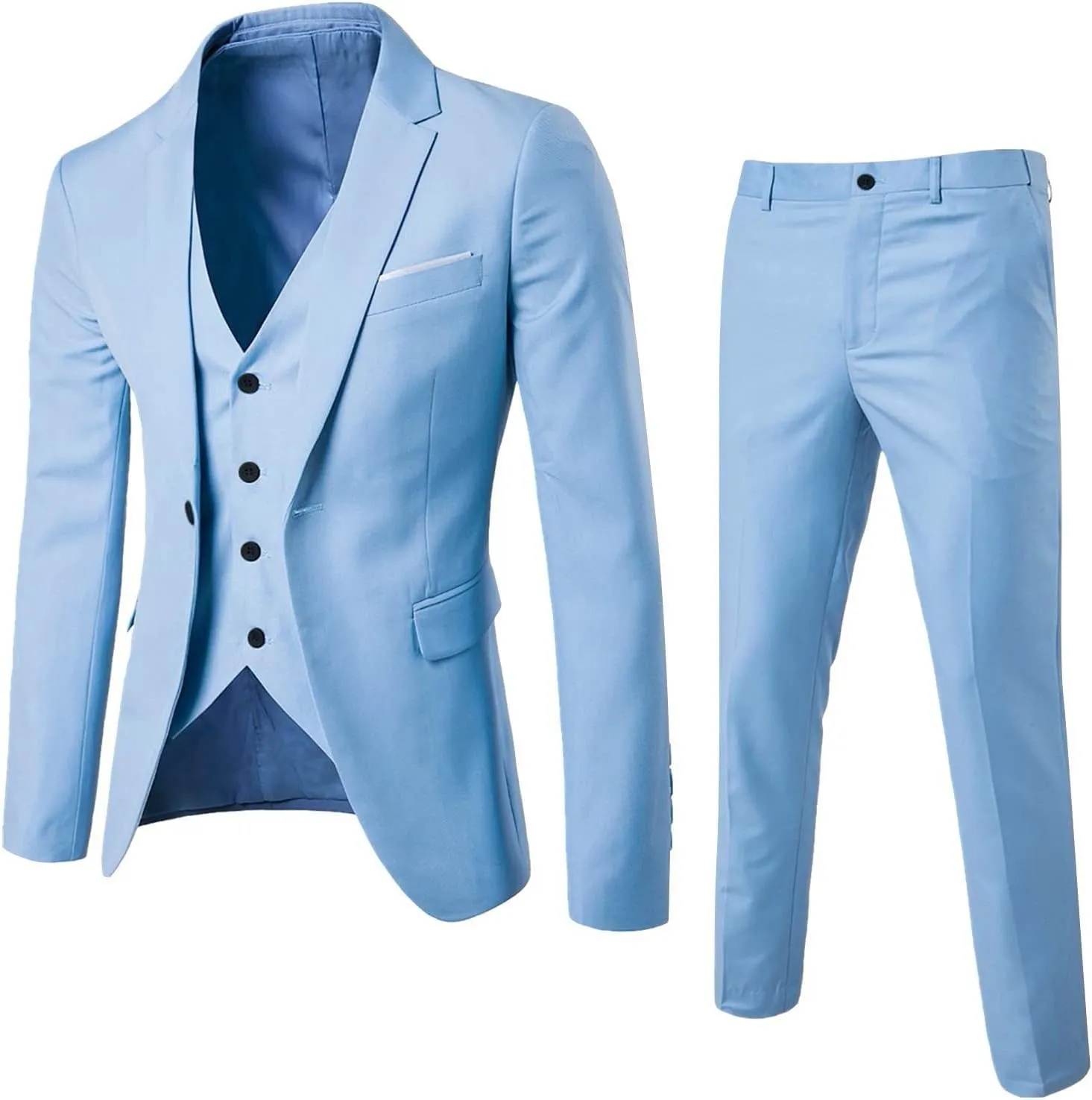 LCMTWX Black Suits For Men Slim Wedding Vest Pants Suit Jacket Suit Party Men's Coats Jackets Suit Jacket For Wedding Suits