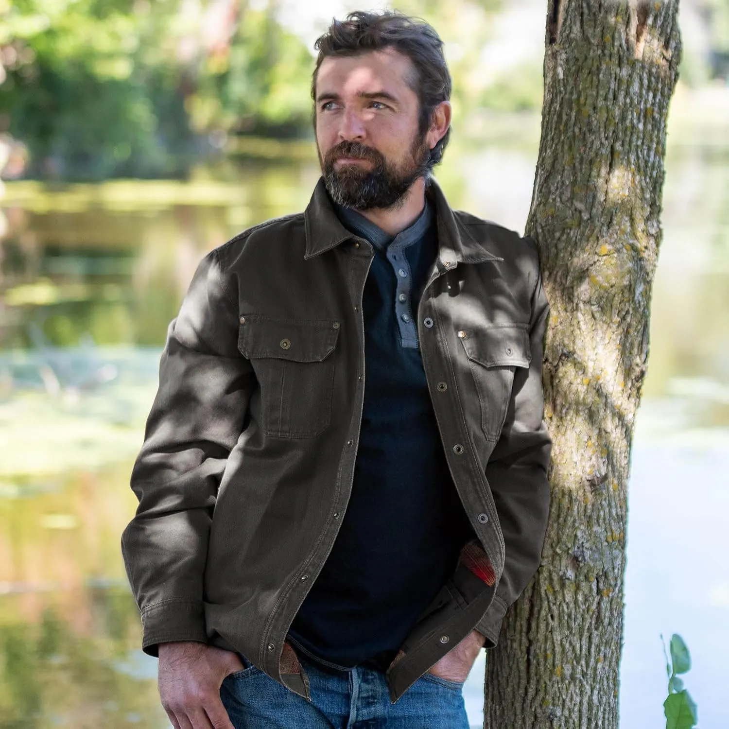 Legendary Whitetails Men's Conceal and Carry Journeyman Shirt Jacket