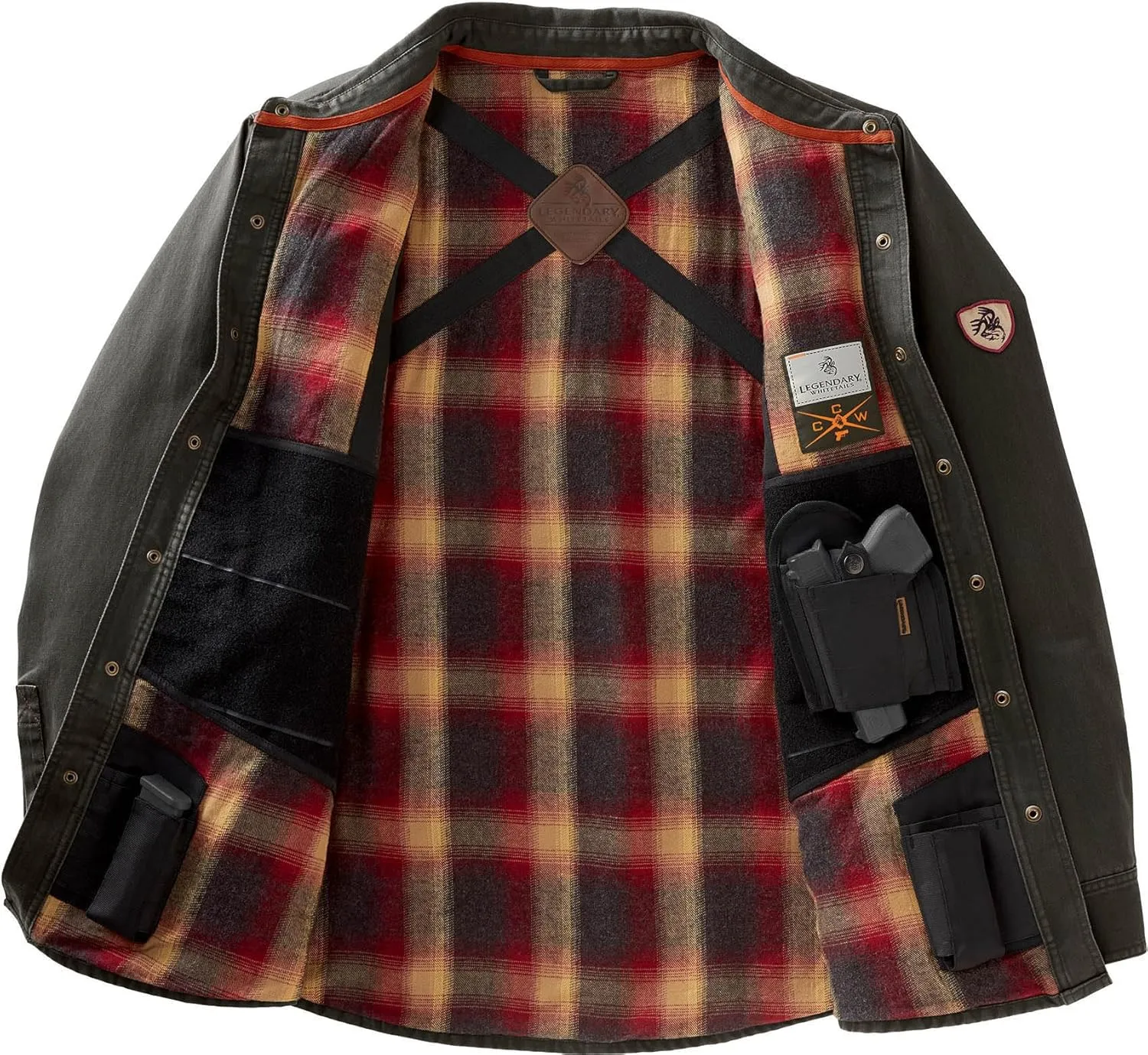 Legendary Whitetails Men's Conceal and Carry Journeyman Shirt Jacket