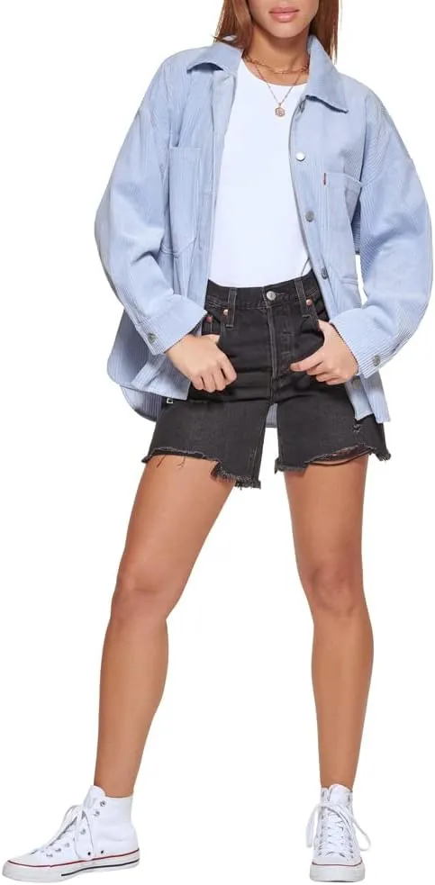 Levi's womens Cotton Corduroy Shirt Shacket (Standard & Plus Sizes)