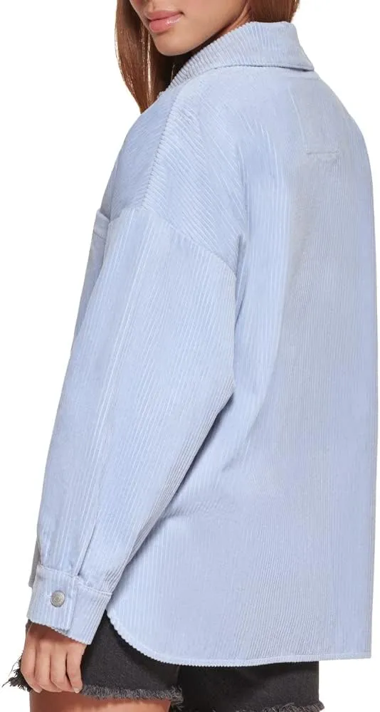 Levi's womens Cotton Corduroy Shirt Shacket (Standard & Plus Sizes)