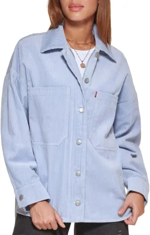 Levi's womens Cotton Corduroy Shirt Shacket (Standard & Plus Sizes)