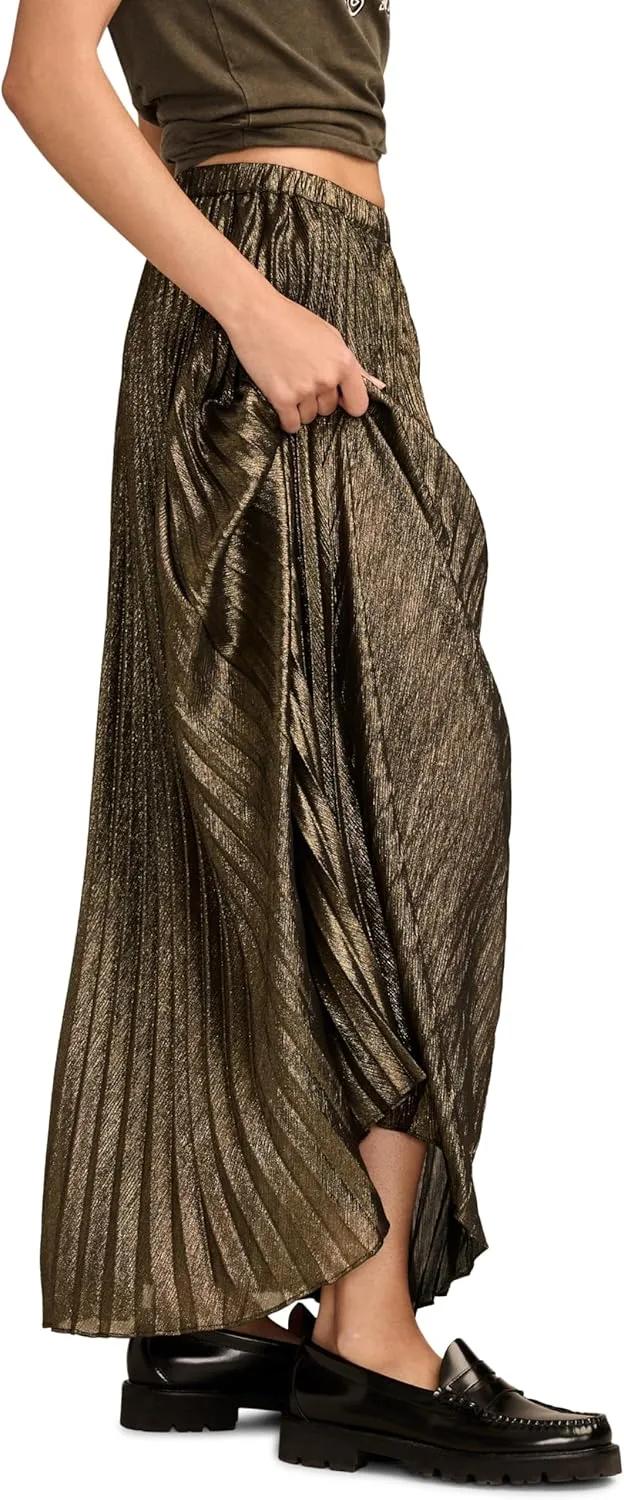 Lucky Brand Women's Pleated Midi Skirt