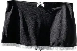 MakeMeChic Women's Bow Skirt Eyelet Embroidery Bodycon Y2k Mini Skirts Skorts
