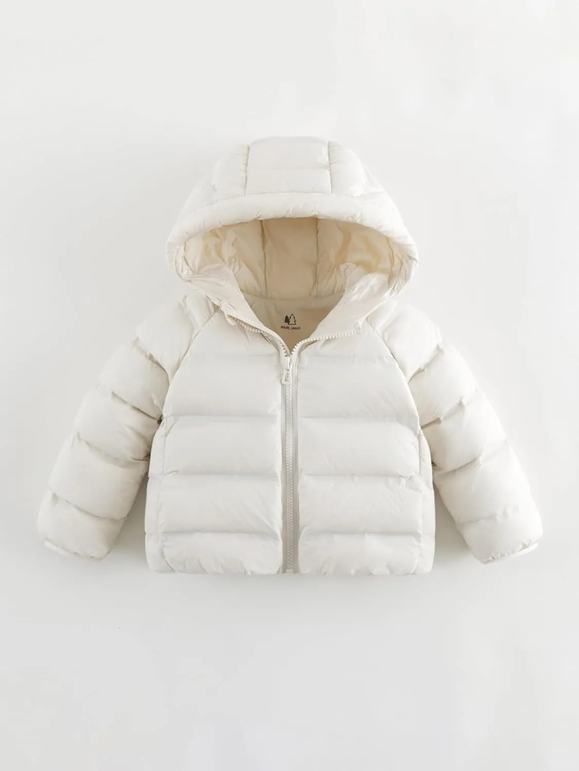 marc & janie Boys Girls Outdoor Hooded Ultralight Down Jacket Long Sleeve Zip Coat Warm Soft Outerwear 241570