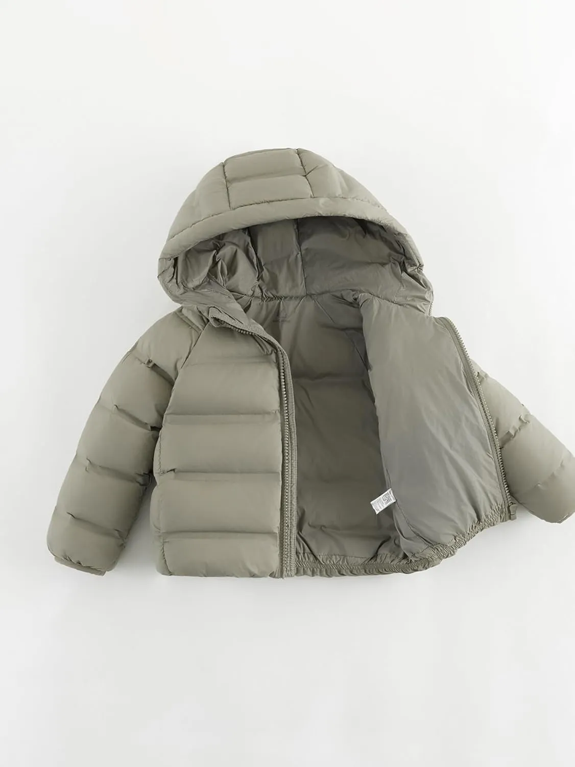 marc & janie Boys Girls Outdoor Hooded Ultralight Down Jacket Long Sleeve Zip Coat Warm Soft Outerwear 241570