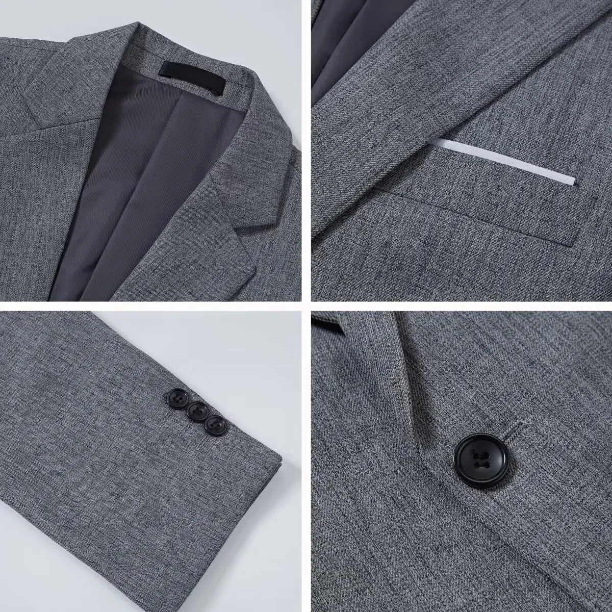 Men Blazer Slim Fit Sport Coat Casual One Button Lightweight Business Suit Jackets