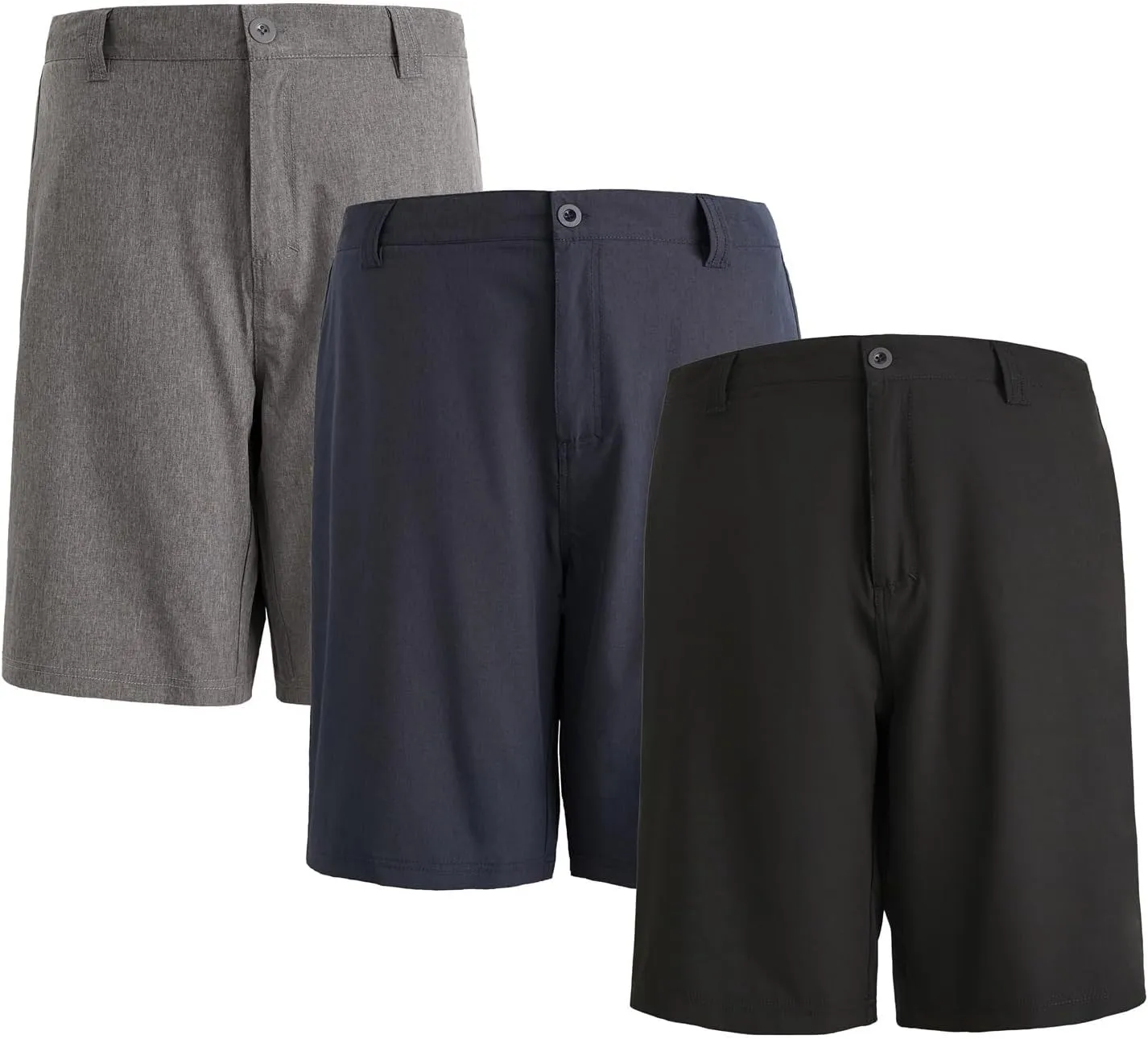 Men's Amphibian Hybrid Shorts Summer Casual Shorts for Men Chino Beach Golf Athletic Quick Dry 21 Inches Boardshort