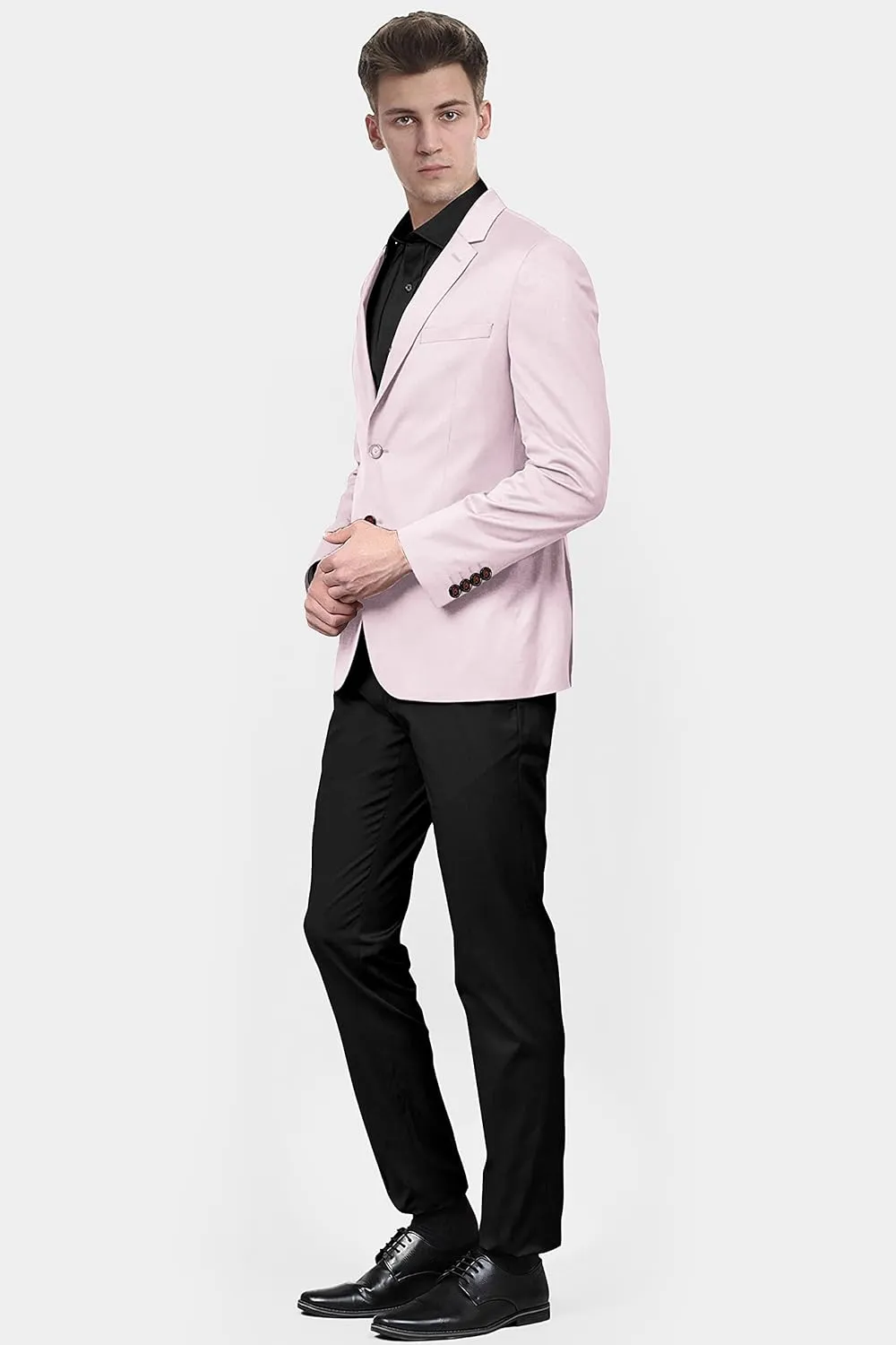 Men's Blazer 2 Button Long Sleeve Regular Fit Suit Sport Coat Jacket Business Casual Lightweight Sport Coat