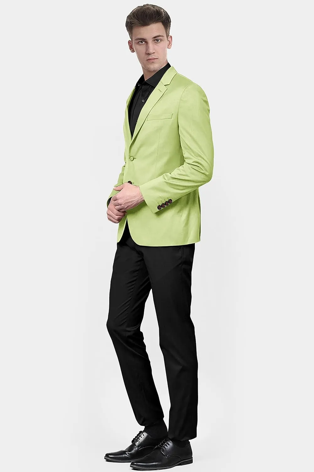 Men's Blazer 2 Button Long Sleeve Regular Fit Suit Sport Coat Jacket Business Casual Lightweight Sport Coat