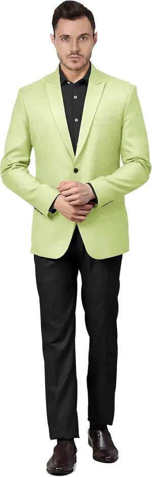Men's Blazer 2 Button Long Sleeve Regular Fit Suit Sport Coat Jacket Business Casual Lightweight Sport Coat