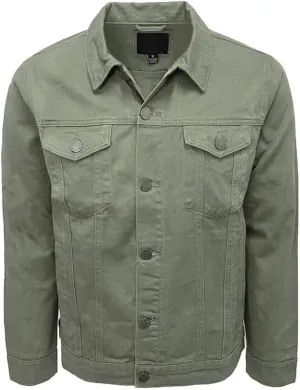 Men's Distressed Denim Jacket Ripped Jean Jacket