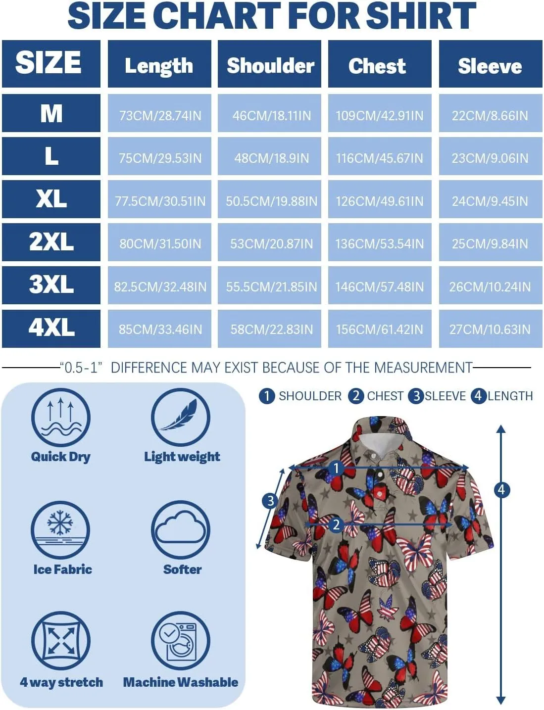 Men's Funny Golf Polo Shirts Short Sleeve Performance Golf Shirts Hawaiian Golf Polos for Summer
