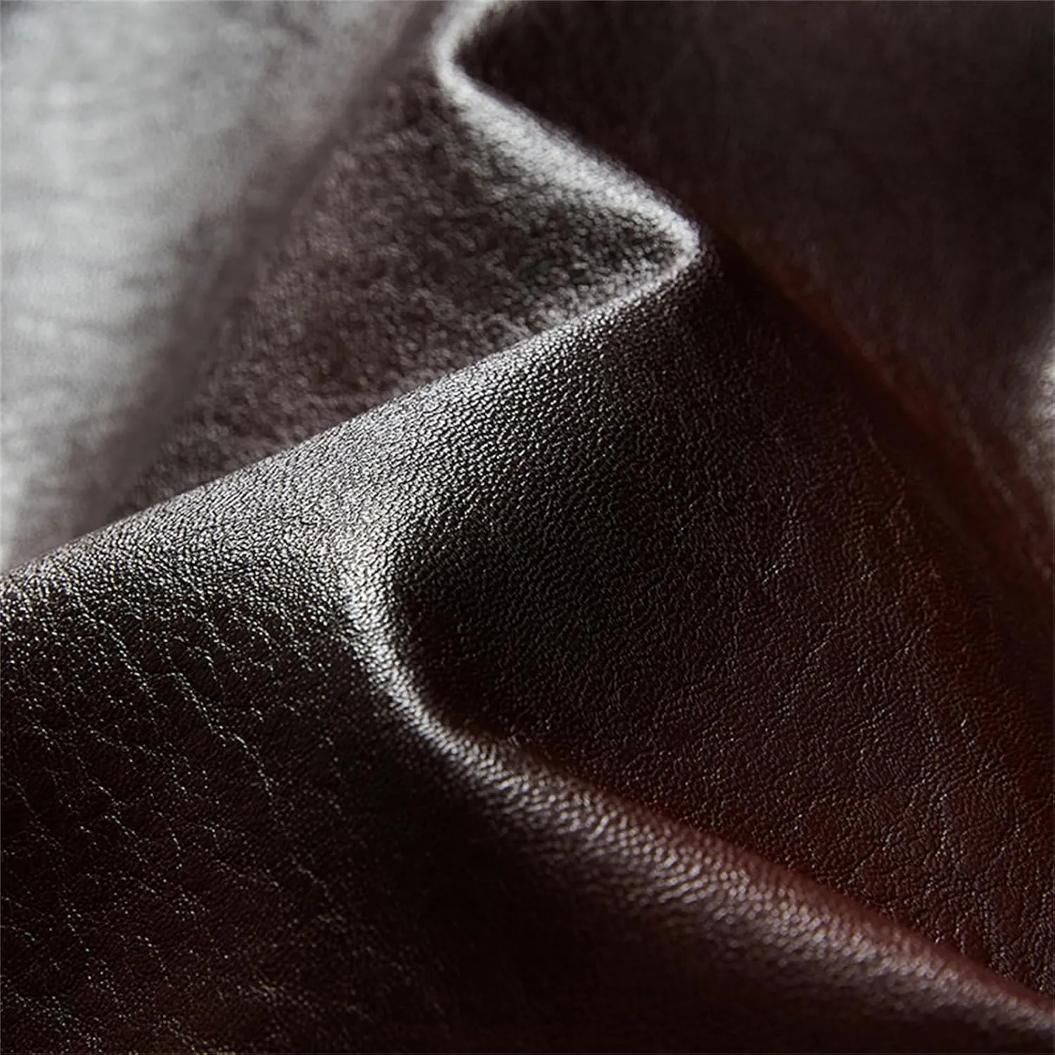 Men's Motorcycle Warm Leather Jacket Winter Outdoor Faux Leather Coat Sherpa Fur Collar Bike Bomber Jacket