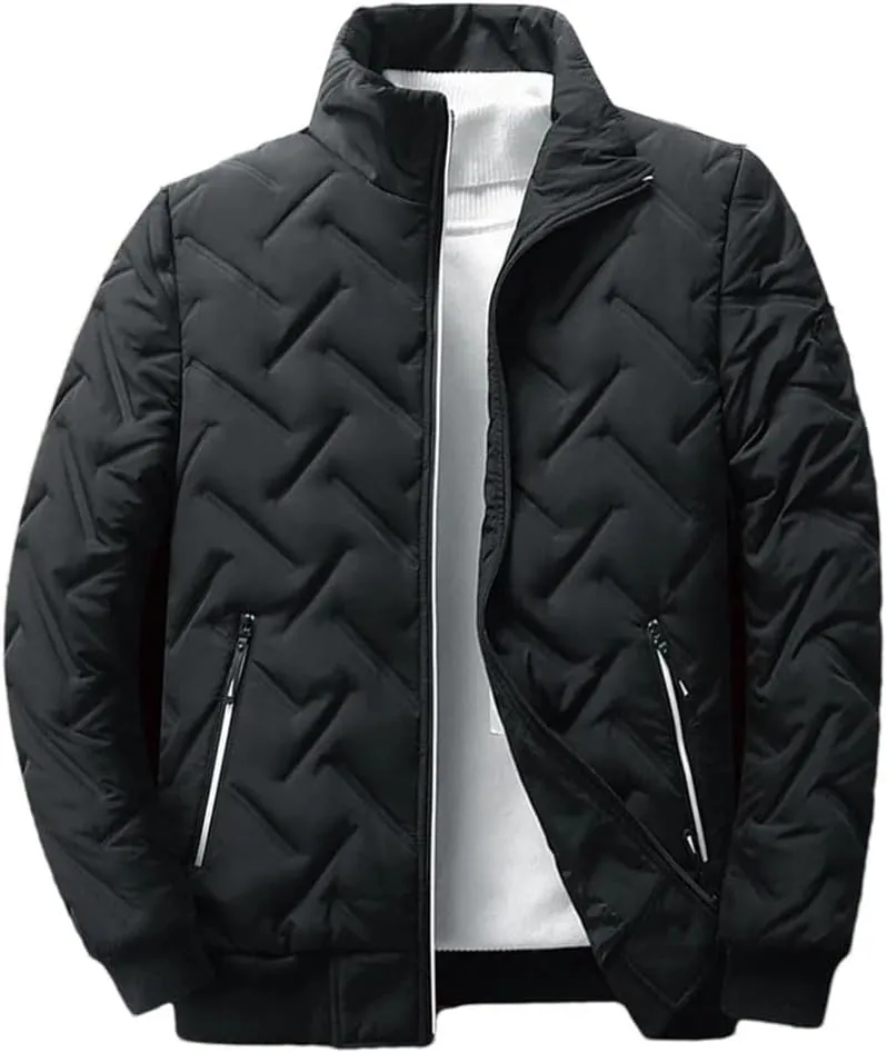 Men's Outdoor Down Jacket, Cotton Padded Warm Jacket, Autumn And Winter Oversized Warm Jacket