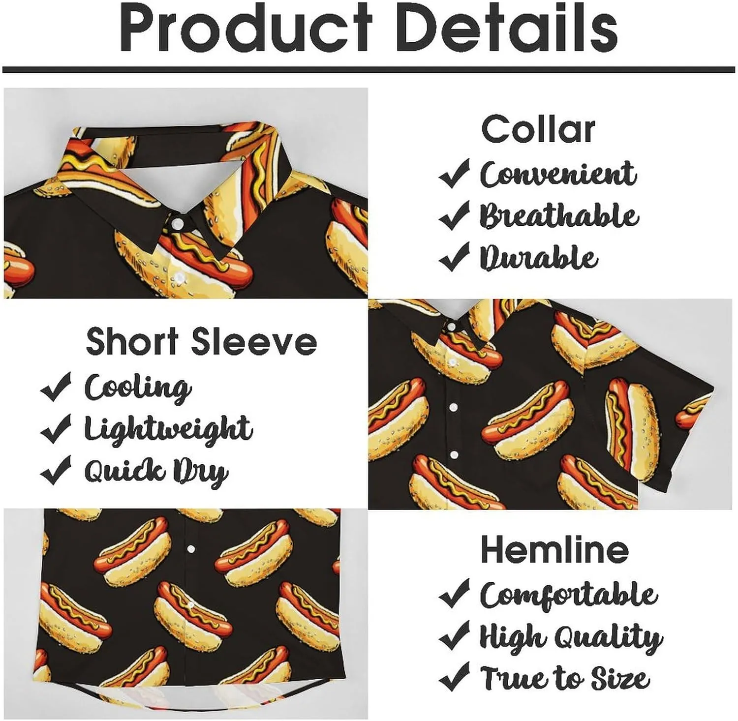 Men's Short Sleeve Shirt Business Casual Button Down Shirts