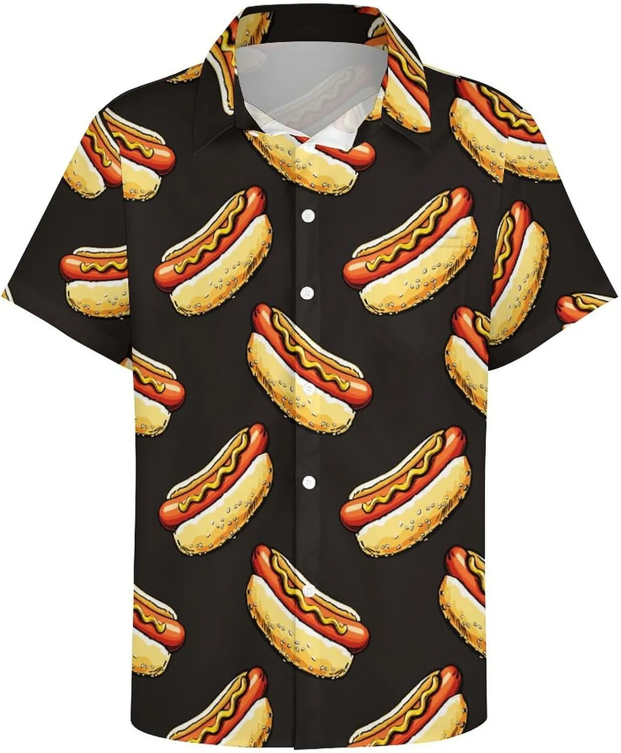 Men's Short Sleeve Shirt Business Casual Button Down Shirts