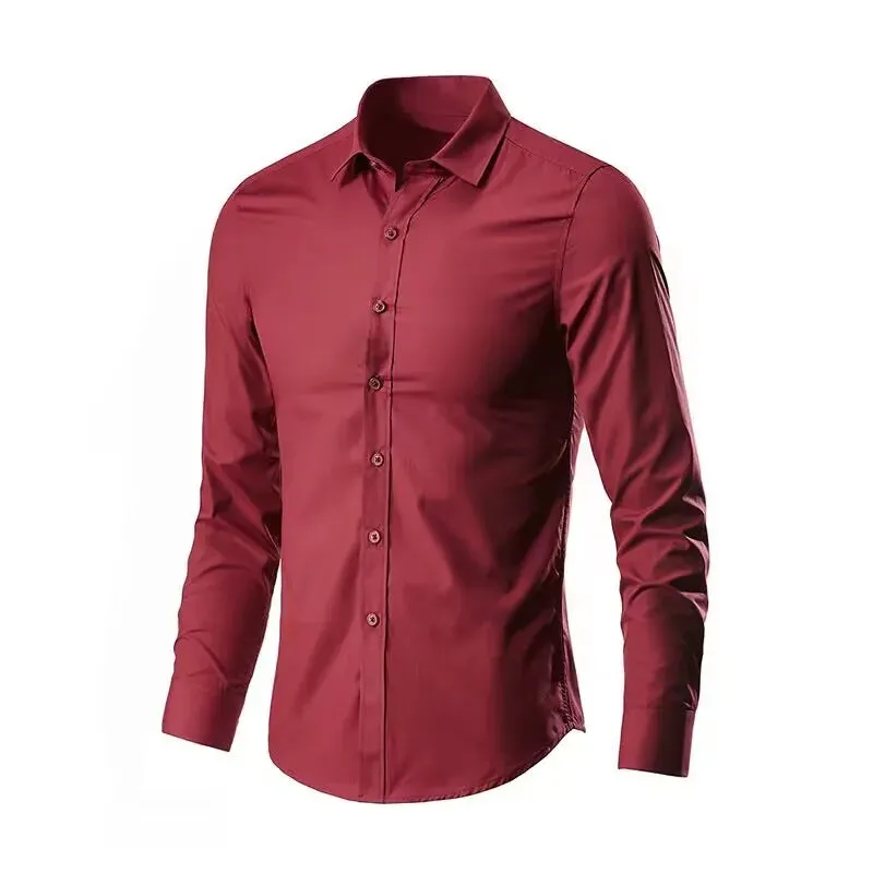 Men's Slim-Fit Long-Sleeve Shirt