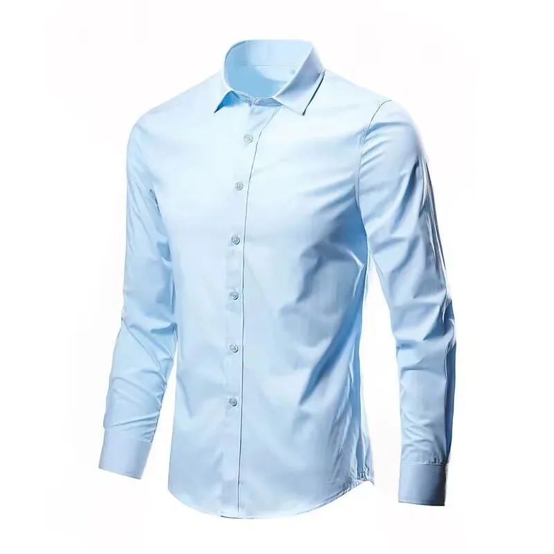 Men's Slim-Fit Long-Sleeve Shirt