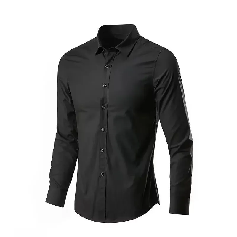 Men's Slim-Fit Long-Sleeve Shirt