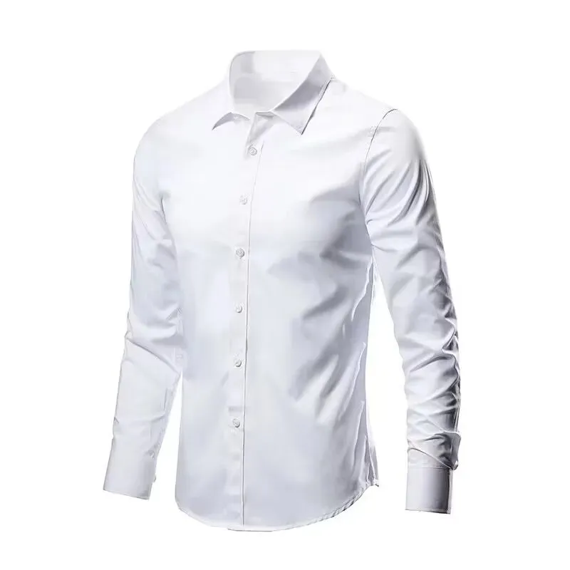 Men's Slim-Fit Long-Sleeve Shirt