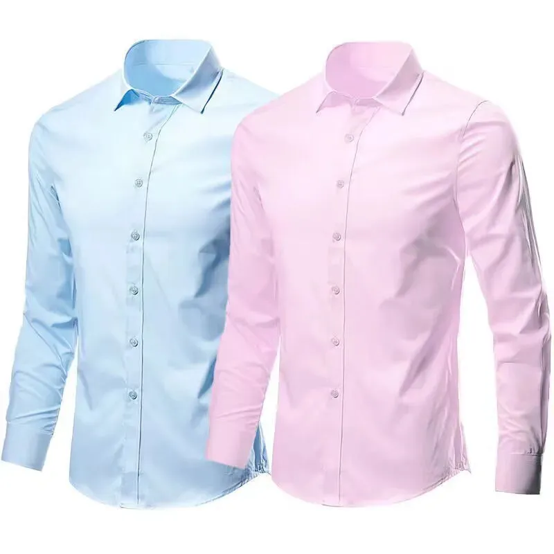 Men's Slim-Fit Long-Sleeve Shirt