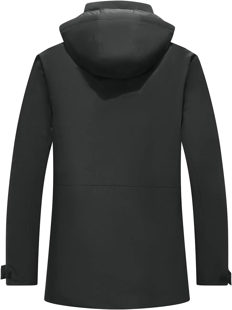 Men's Winter Coats Thicken Parkas Waterproof Windproof Detachable Hood Long Padded Puffer Jacket