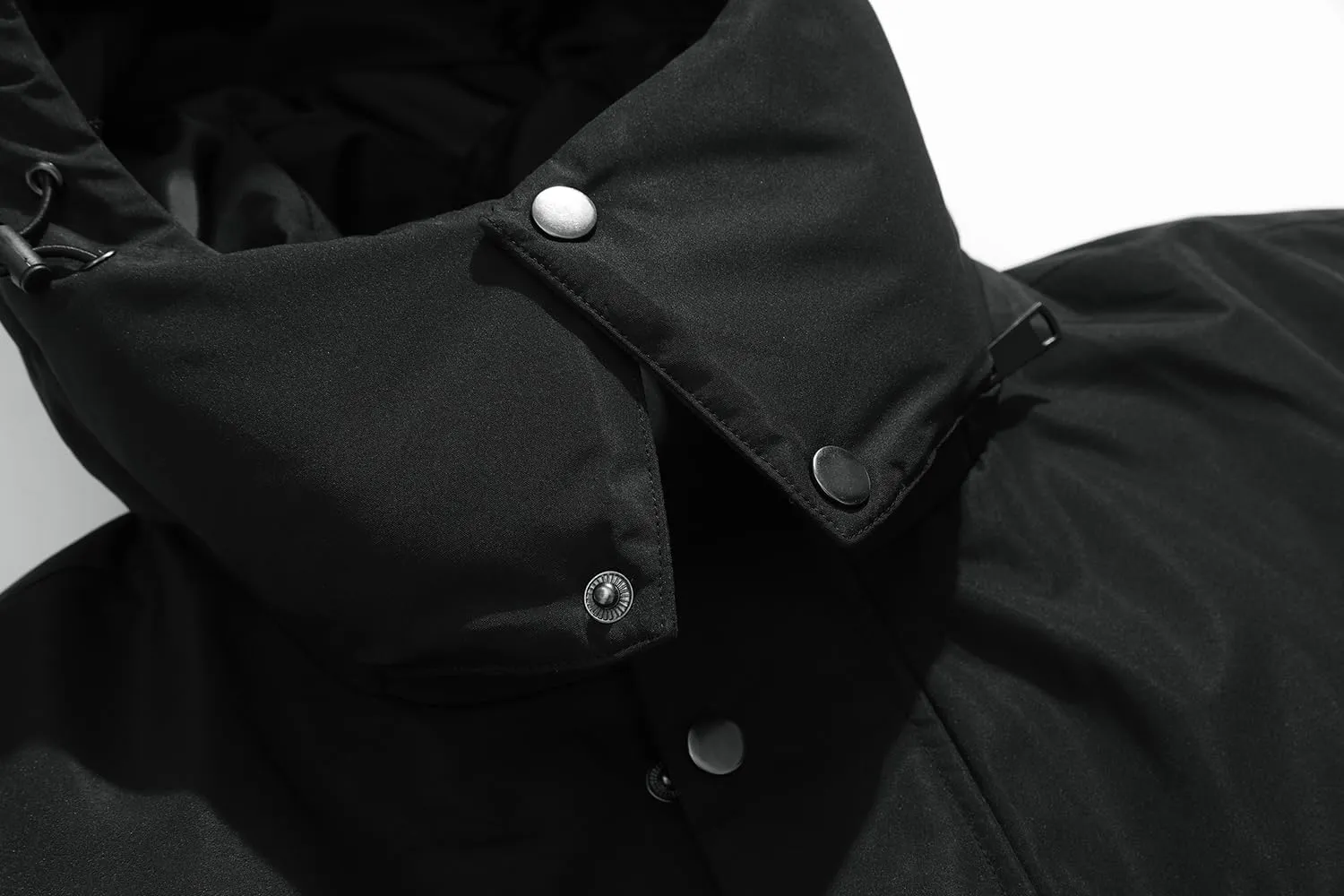 Men's Winter Coats Thicken Parkas Waterproof Windproof Detachable Hood Long Padded Puffer Jacket
