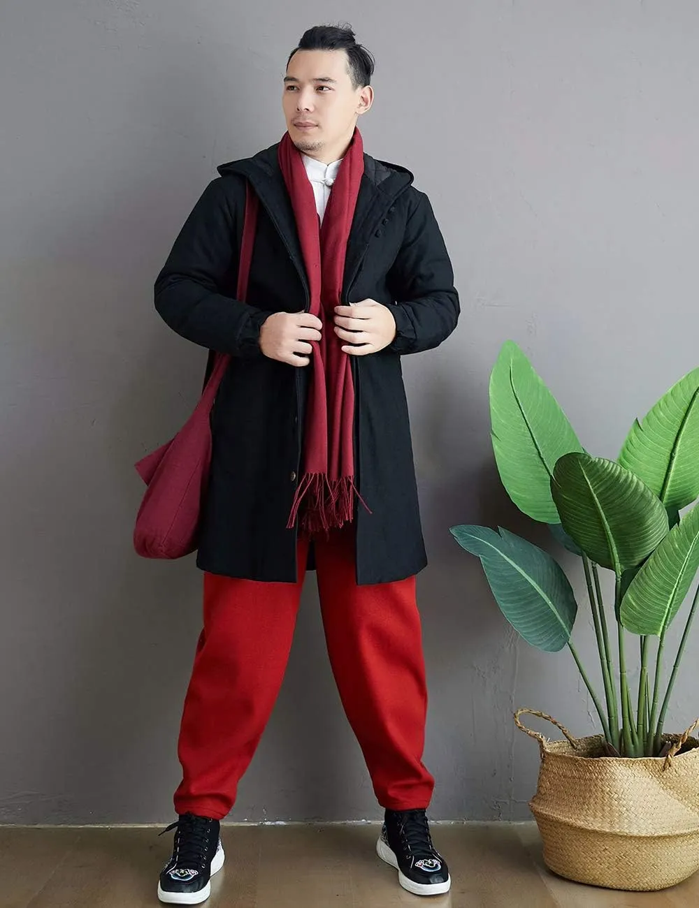 Men's Winter Jacket Coat Fashion Thick Warm Soft Cotton Padded Wadded Jacket Hooded Parkas