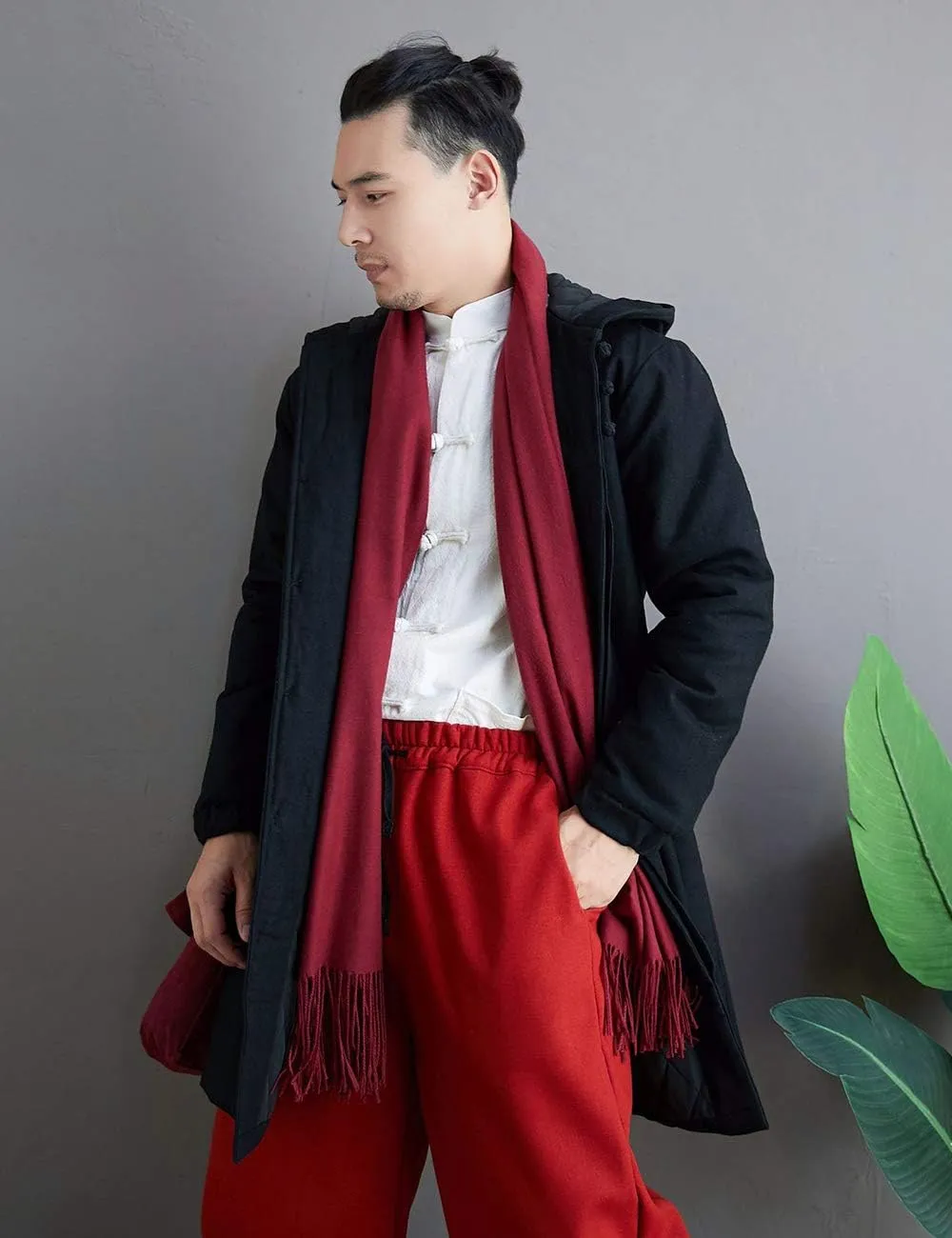 Men's Winter Jacket Coat Fashion Thick Warm Soft Cotton Padded Wadded Jacket Hooded Parkas