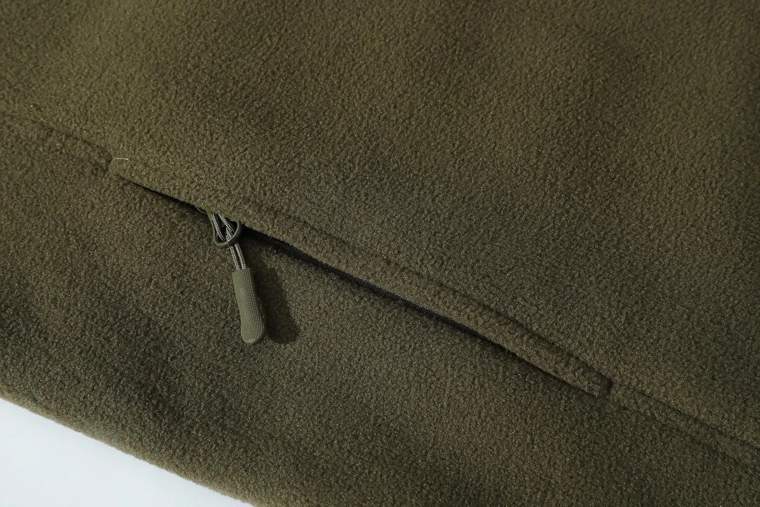 Men's Winter Outdoor Coat Full-Zip Heavy Fleece Jacket Warm Soft Fuzzy Winter Coat Sweatshirt with Pockets