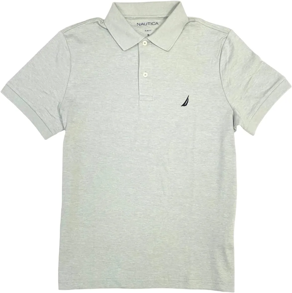 Nautica Men's Slim Fit Short Sleeve Solid Polo Shirt