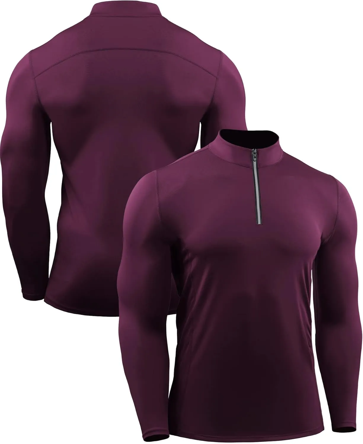 NELEUS Men's 3 Pack Athletic Compression Shirt Running Shirts