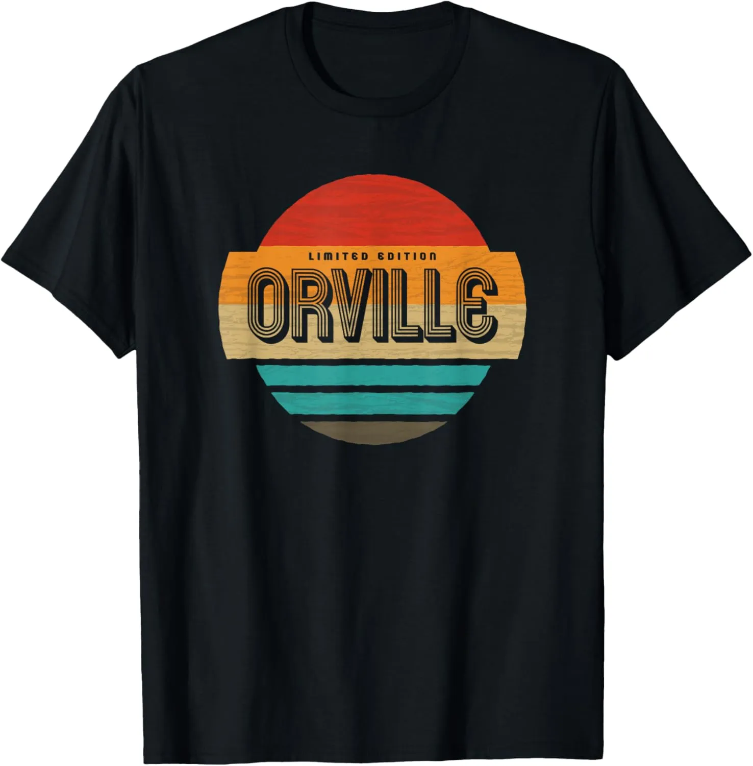 Orville Name Retro Vintage Sunset Limited Edition T-Shirt
