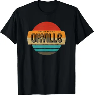 Orville Name Retro Vintage Sunset Limited Edition T-Shirt