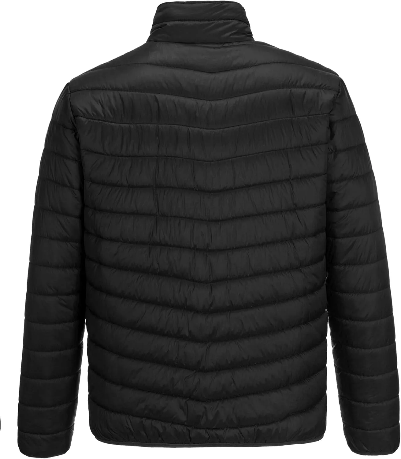 Outdoor Ventures Men's Lightweight Packable Puffer Winter Jacket Insulated Puffy Coat for Snow Ski Hiking Travel