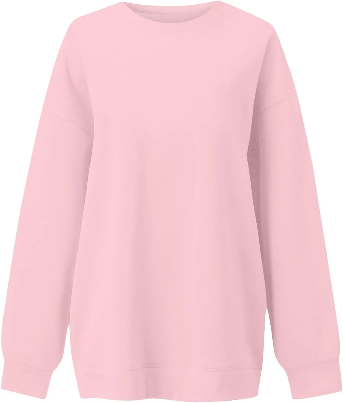 Oversized Sweatshirt for Women Trendy Crewneck Cute Sweatshirts Winter Preppy Comfrot Warm Soft Fleece Y2k Hoodie