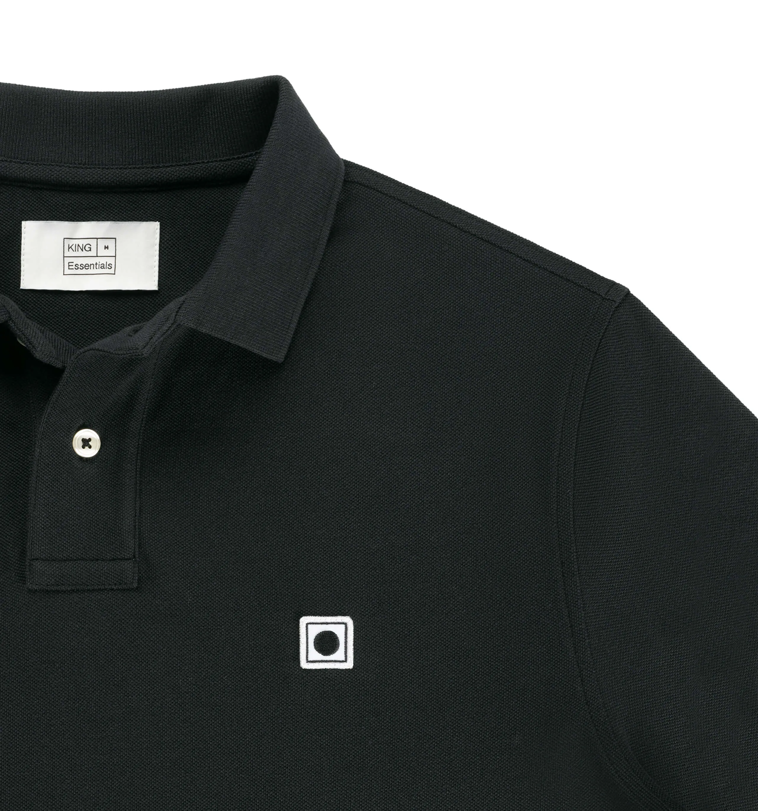 Pique Polo Black