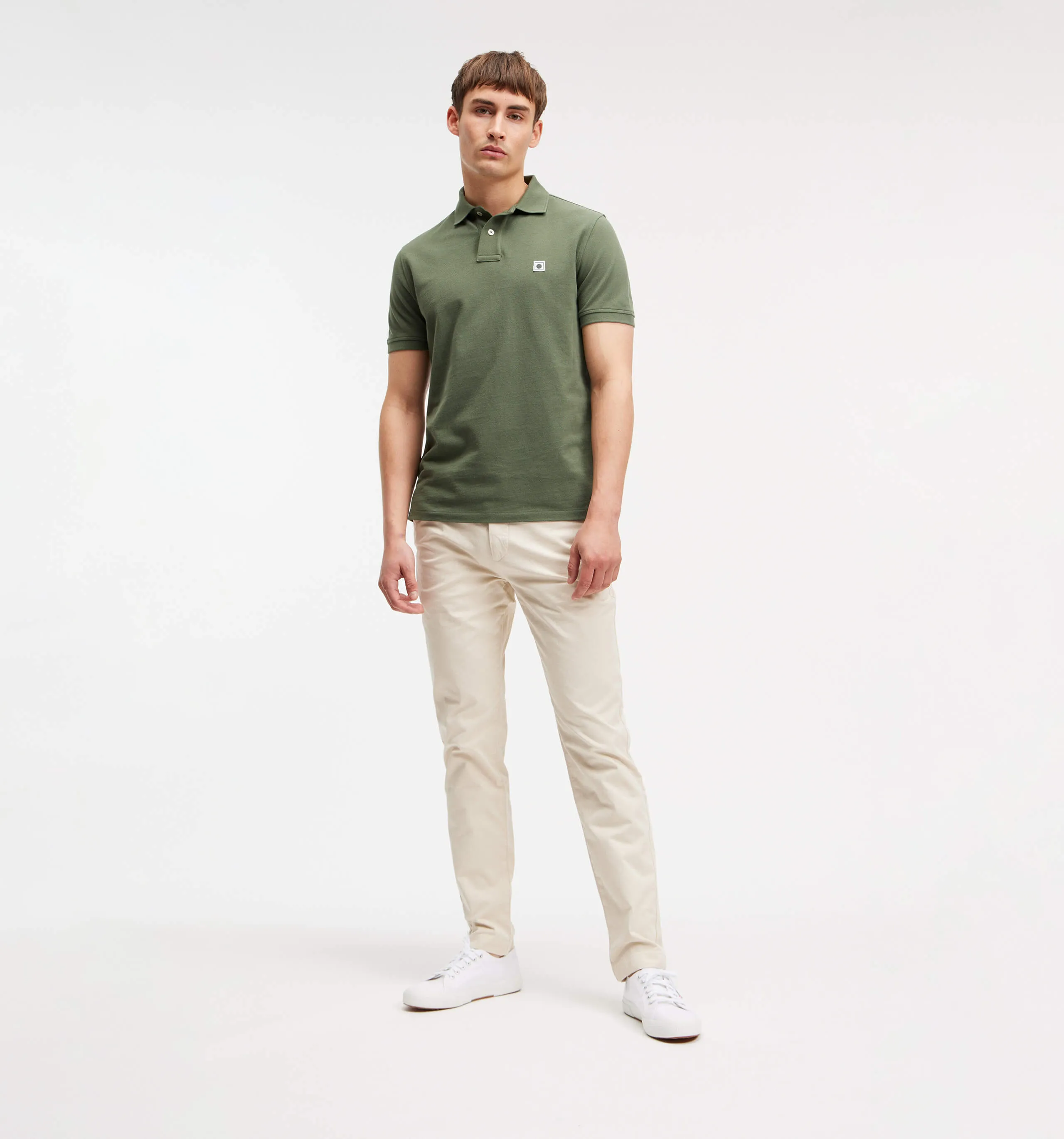 Pique Polo Green