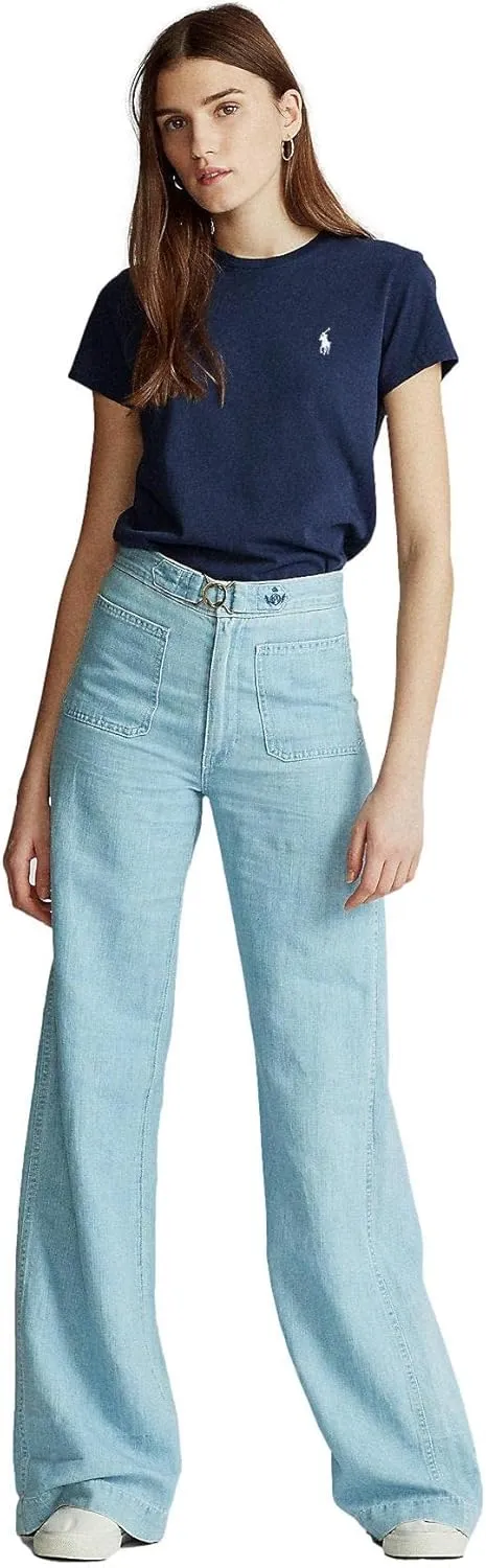 Polo Ralph Lauren Womens Crew Neck Jersey T-Shirt