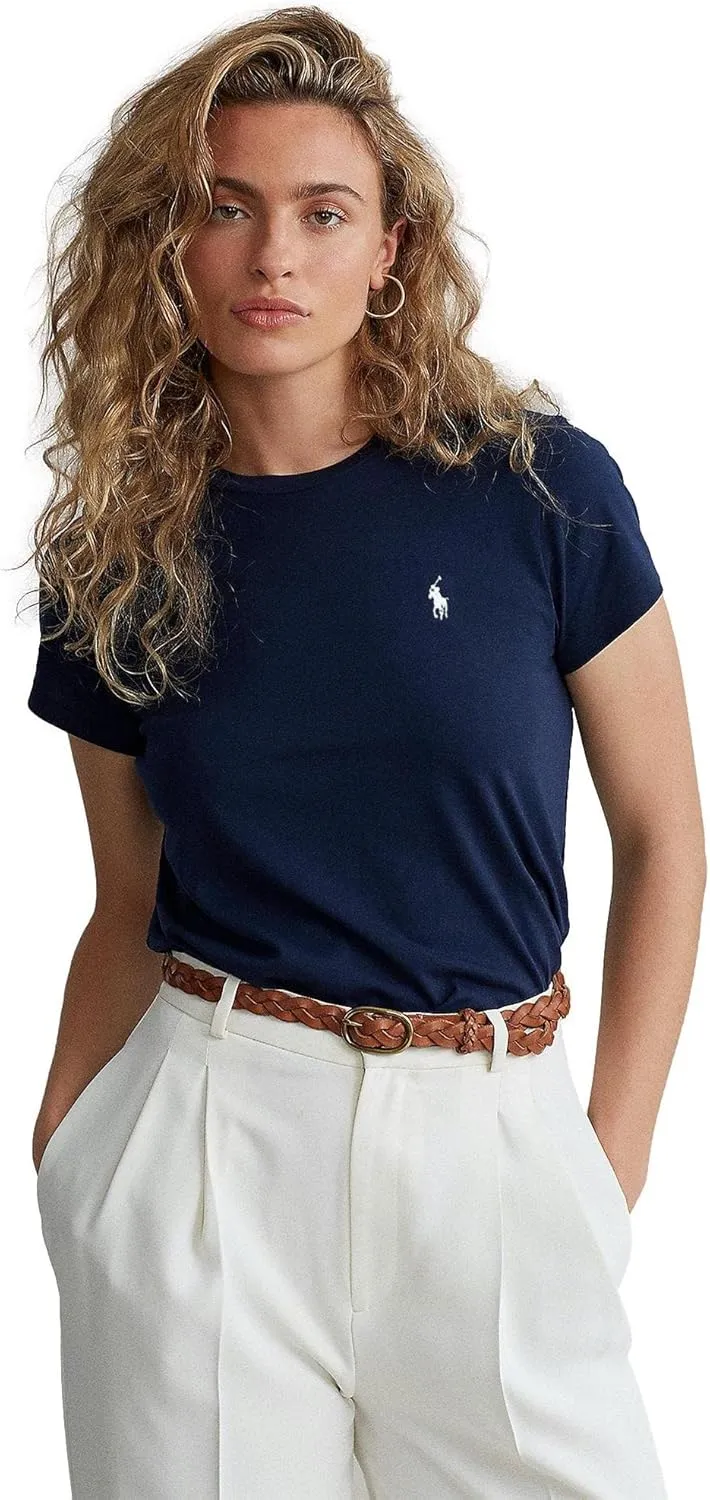 Polo Ralph Lauren Womens Crew Neck Jersey T-Shirt