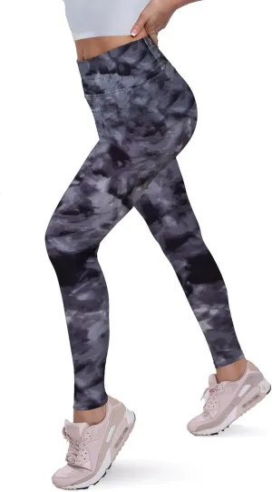 QGGQDD Fleece Lined Leggings Women - Black Tummy Control High Waisted Winter Thermal Warm Soft Yoga Pants for Workout