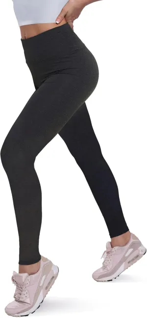 QGGQDD Fleece Lined Leggings Women - Black Tummy Control High Waisted Winter Thermal Warm Soft Yoga Pants for Workout
