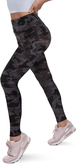 QGGQDD Fleece Lined Leggings Women - Black Tummy Control High Waisted Winter Thermal Warm Soft Yoga Pants for Workout