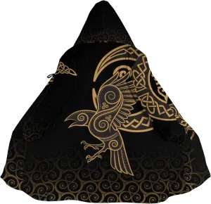Raven Tattoos Womens Winter Jacket World Tree Stylish Coats with Hood Winter Warm Soft Trench Coat Windbreaker Jacket