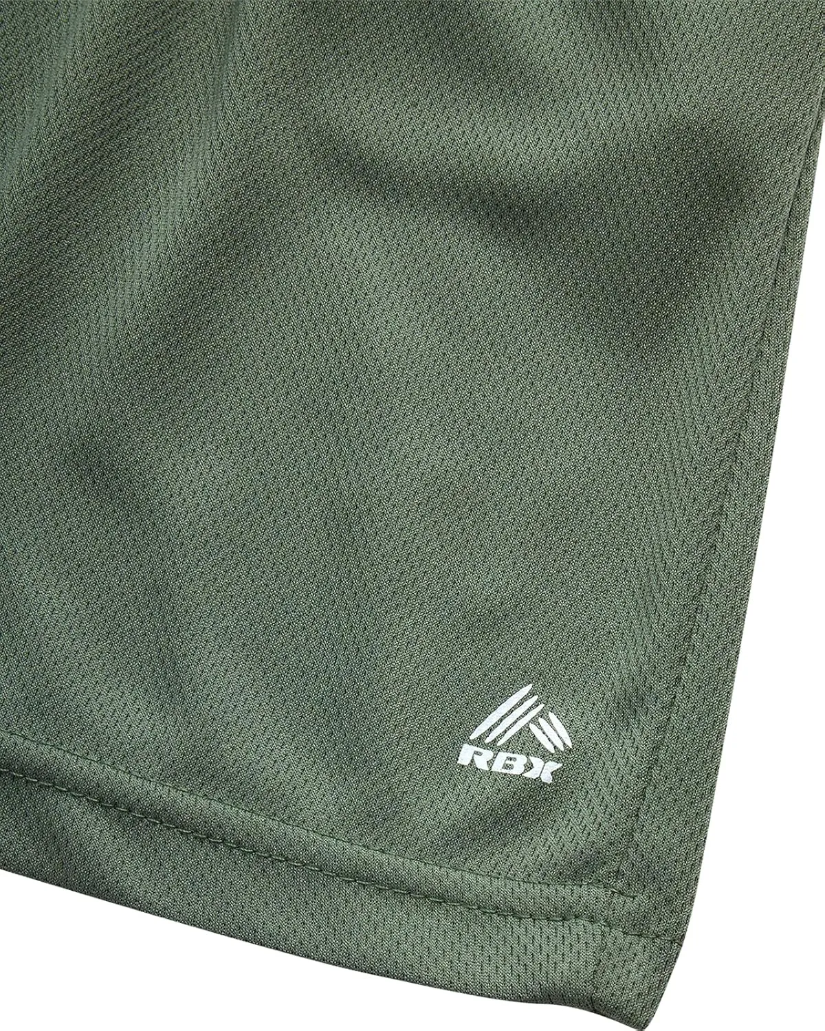 RBX Boys' Active Shorts - 5 Pack Sports Performance Mesh Gym Shorts with Elastic Waistband and Heat Seal Logo (Sizes: 8-16)