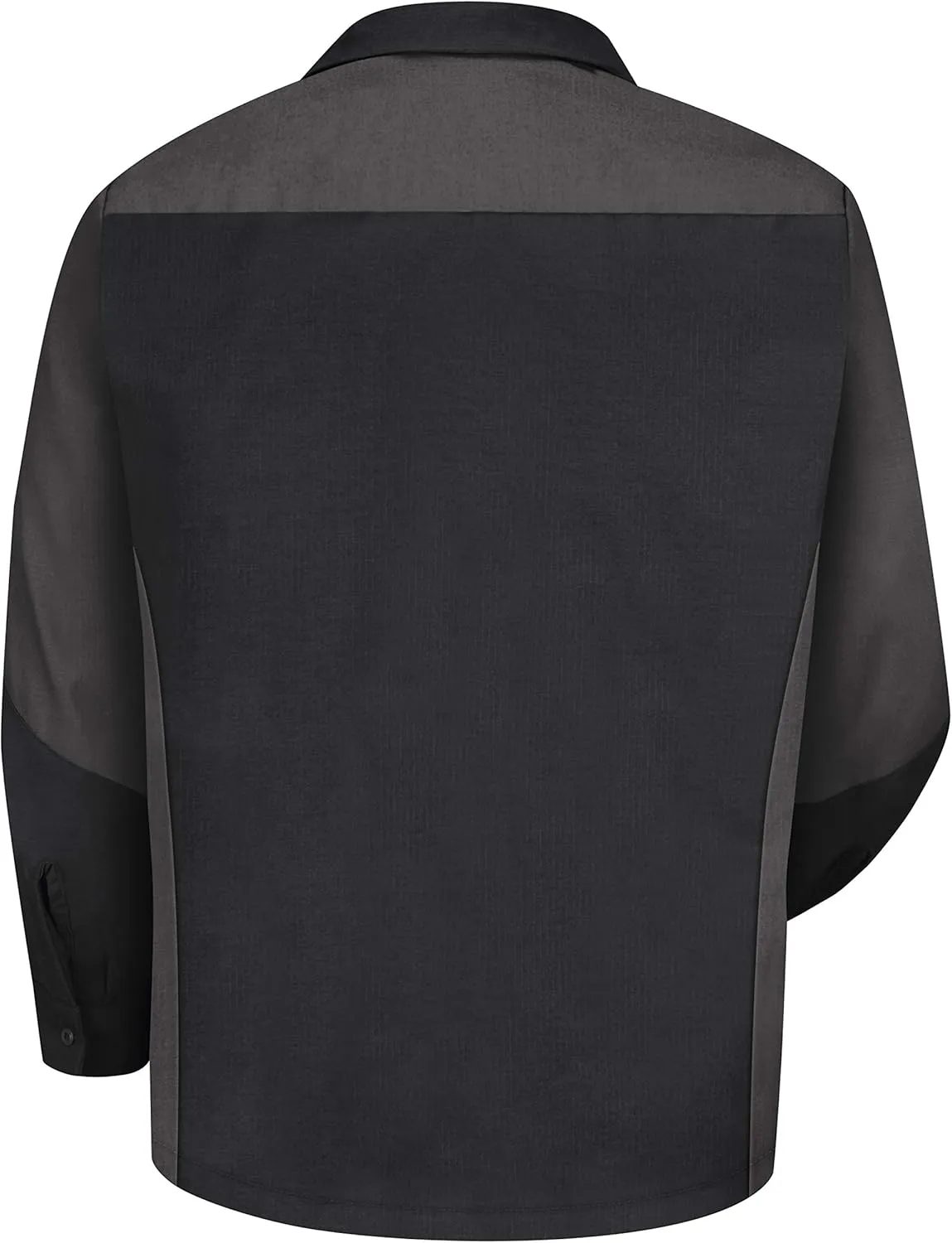 Red Kap Men's Long Sleeve Two-Tone Crew Shirt