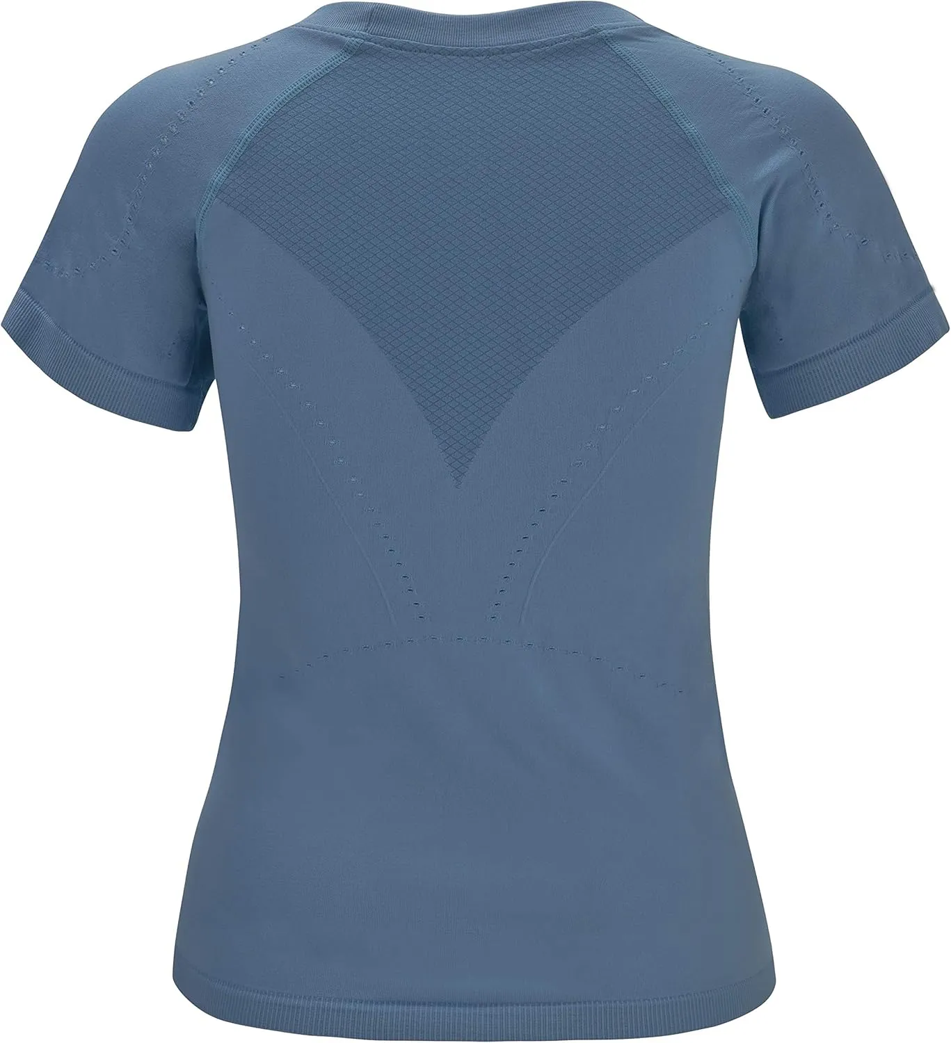 RUNNING GIRL Seamless Workout Shirts for WomenShort Sleeve T-Shirt Stretch Tees Quick Dry Gym Athletic Tops