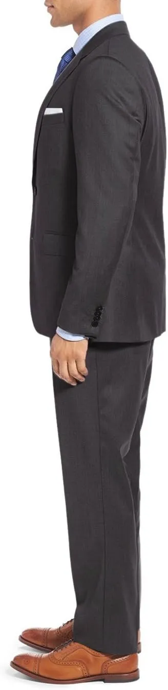 Salvatore Exte Men's Vested Three Piece Suit Blazer Jacket Dress Vest Plus Pant