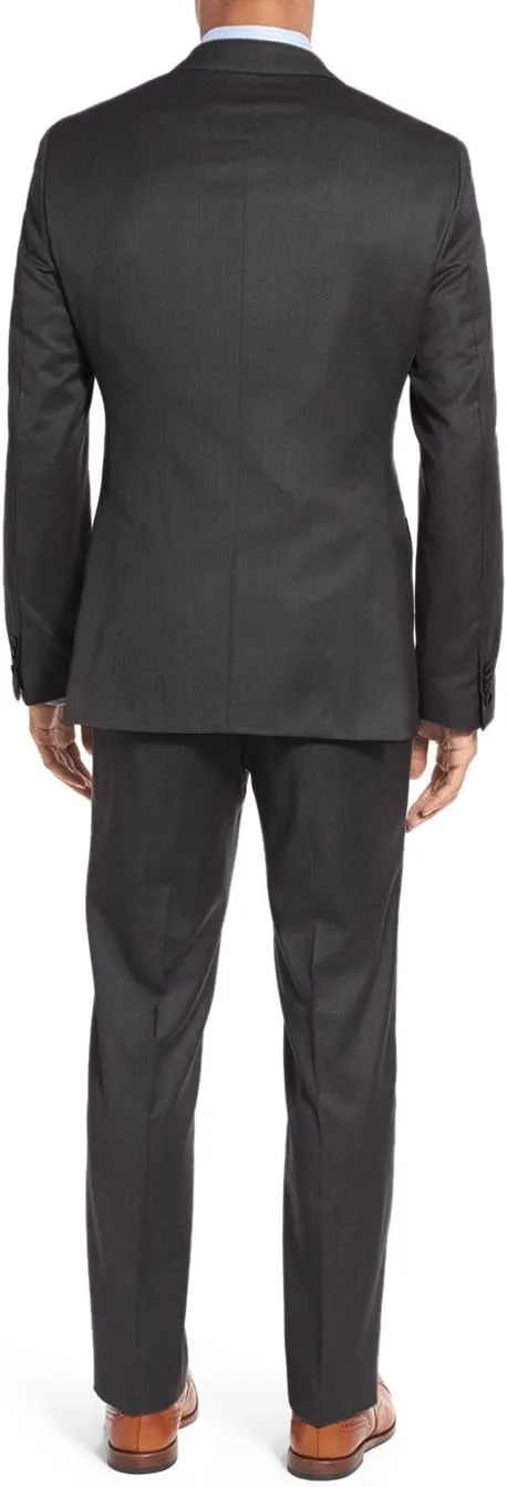 Salvatore Exte Men's Vested Three Piece Suit Blazer Jacket Dress Vest Plus Pant